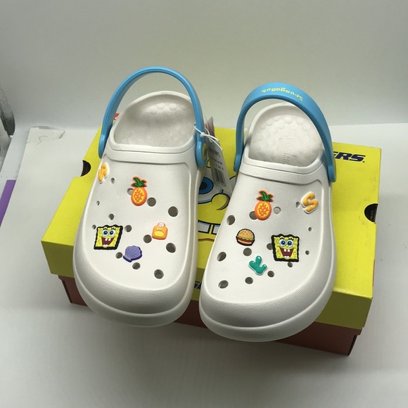 Skechers Sponge Bob Squarepants  Women's Patrick Foamies Size 7 - Picture 10 of 16